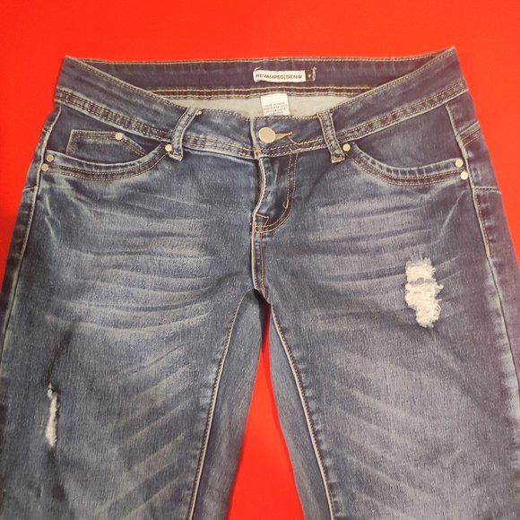 Revamped denim jeans women's size 3 - Picture 2 of 5